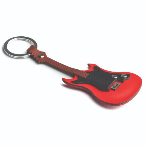 Picture of ELECTRIC GUITAR LEATHER KEYRING